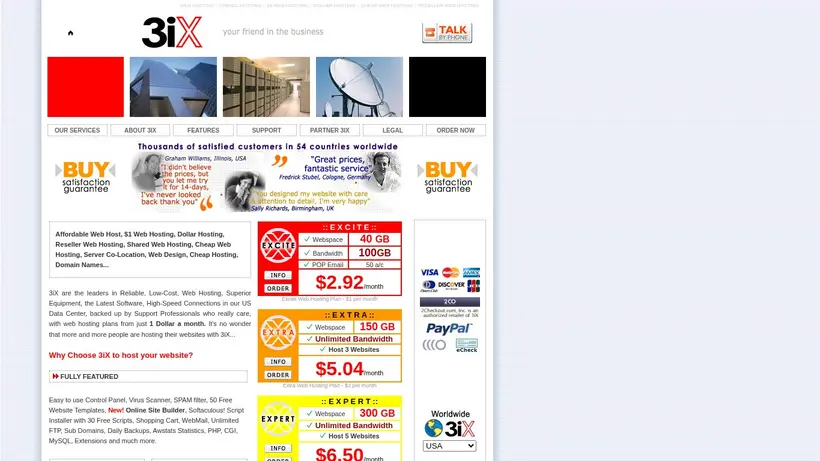 3iX.org homepage screenshot