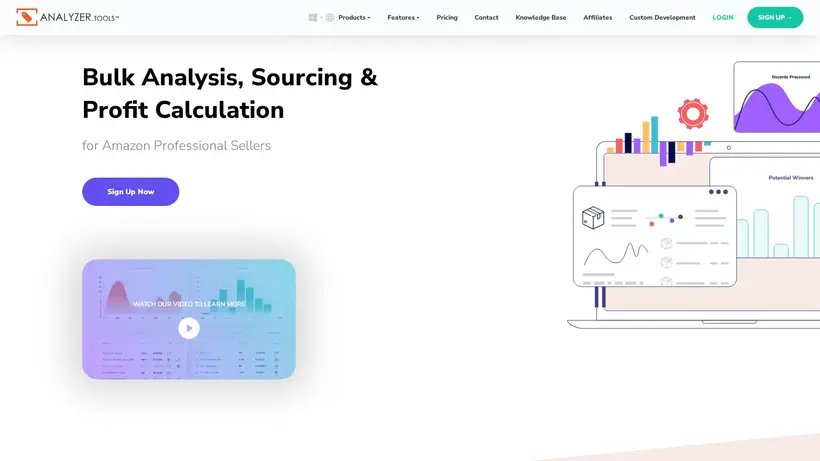Analyzer.tools homepage screenshot