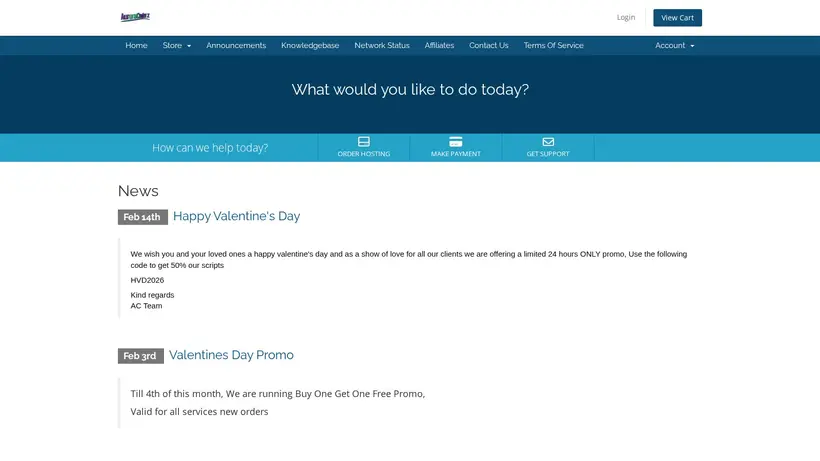 AuroraCoderz homepage screenshot