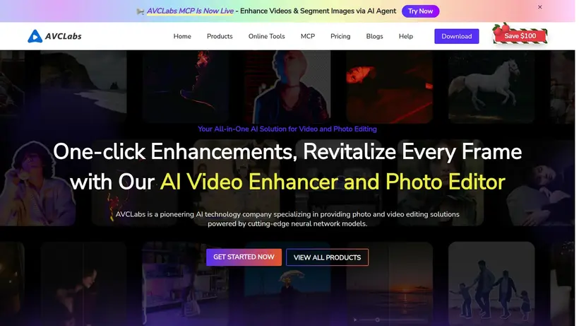 AVCLabs homepage screenshot