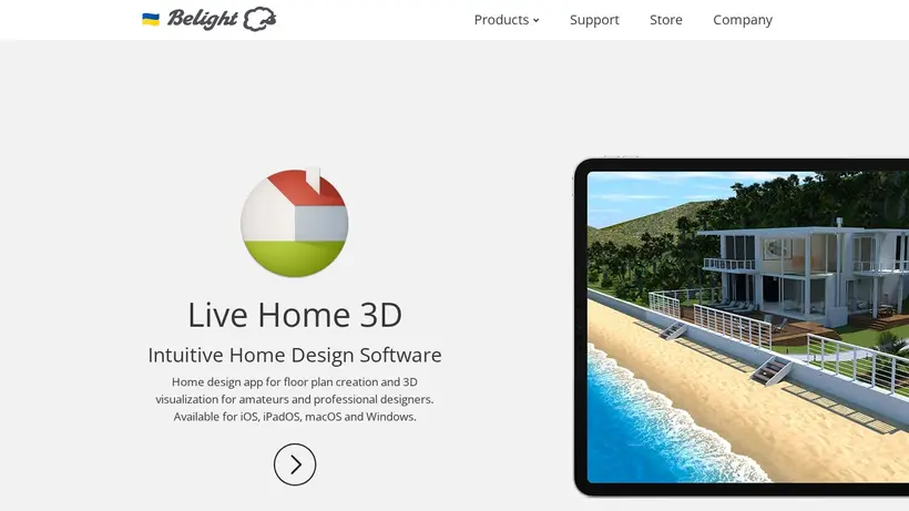 BelightSoft homepage screenshot