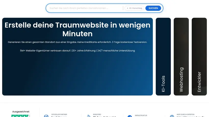 BlueHost homepage screenshot