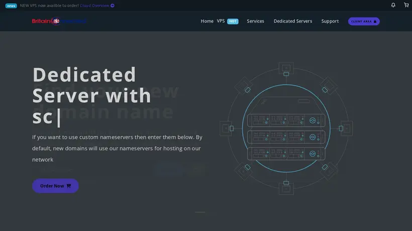 Britain Connected homepage screenshot