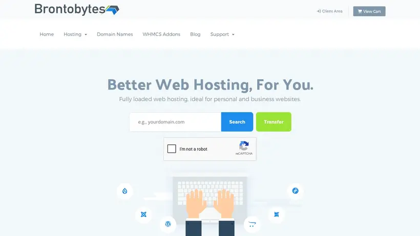 Bronto Bytes homepage screenshot