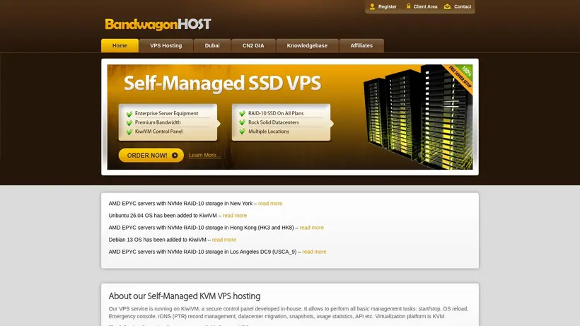 Bwh1.net homepage screenshot