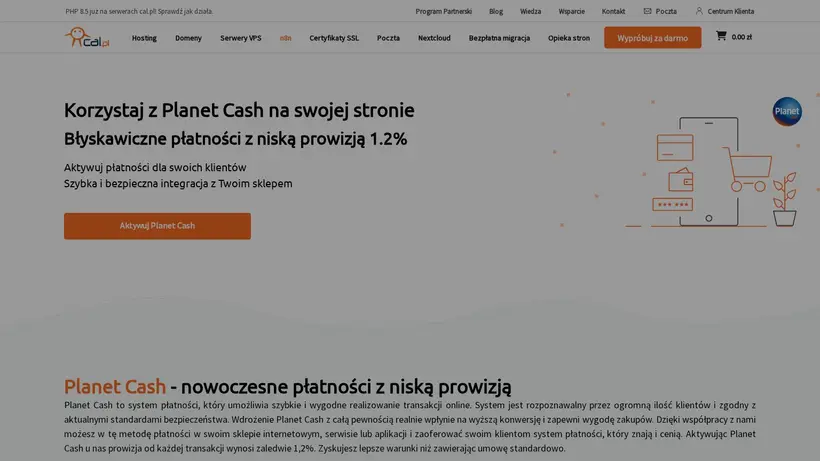 Cal.pl homepage screenshot