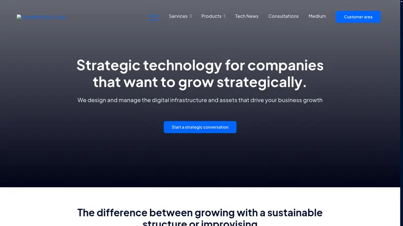 Cardee.tech homepage screenshot