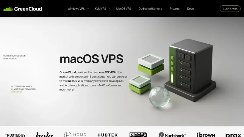 CloudXmac homepage screenshot