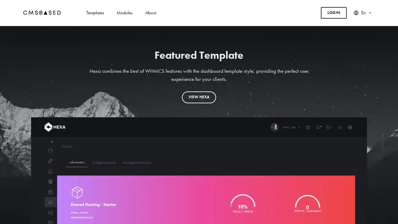 CMSBased homepage screenshot