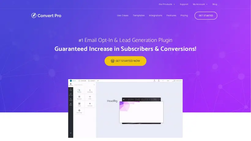 ConvertPlug homepage screenshot