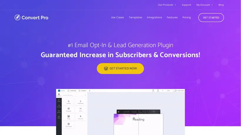 Convert Pro homepage screenshot