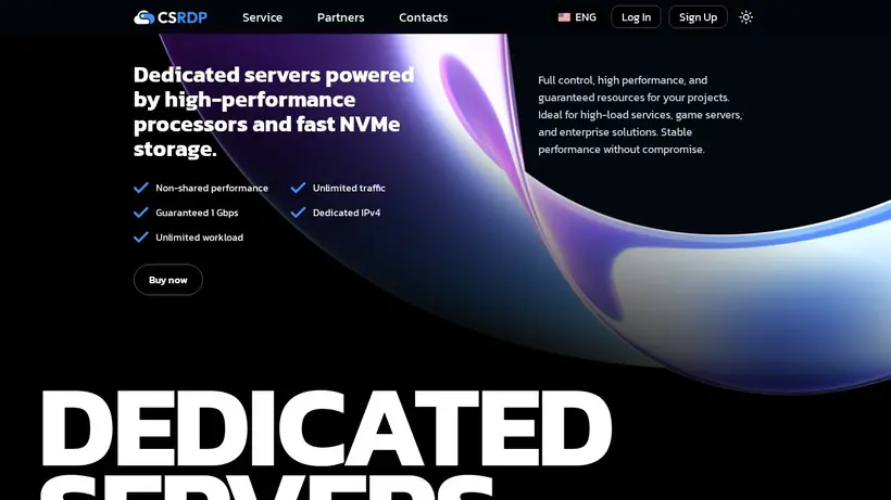 CSRDP.host homepage screenshot