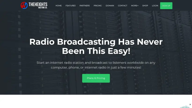 Daheights homepage screenshot