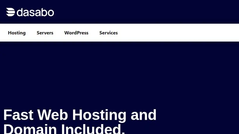 Dasabo homepage screenshot