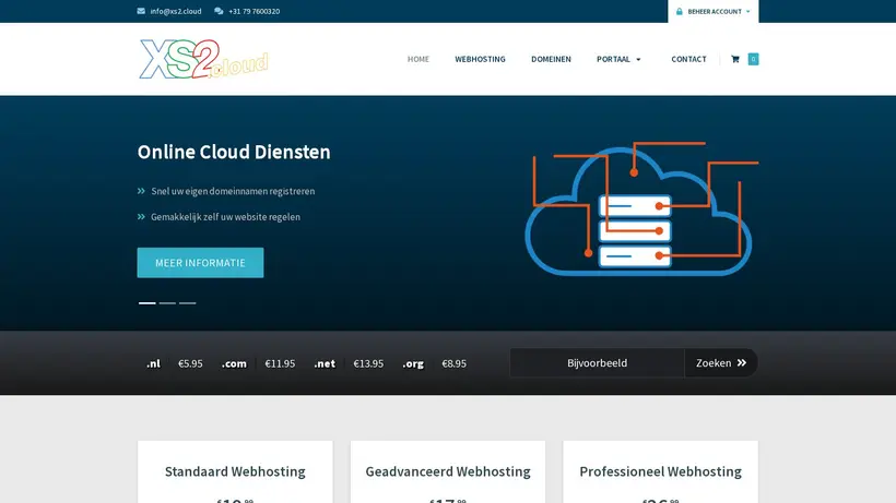 DBM Hosting homepage screenshot
