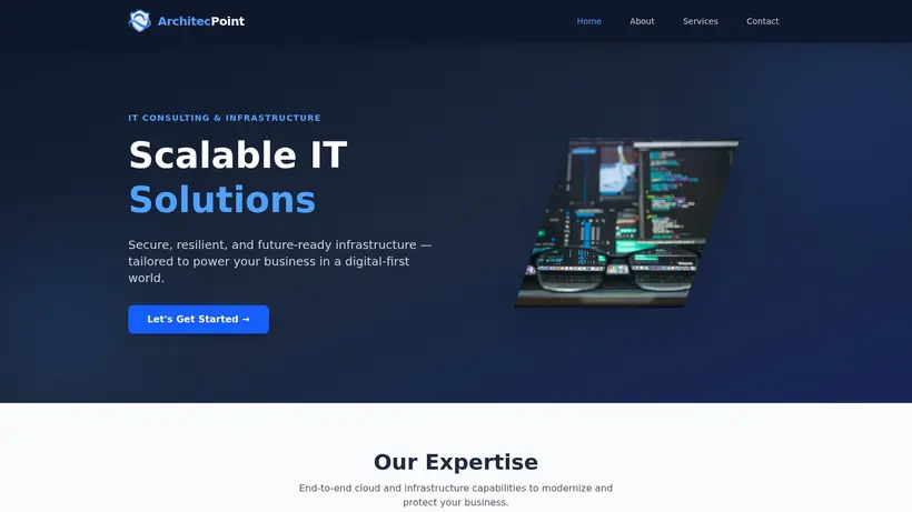 Deluxe Host homepage screenshot