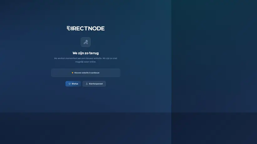 DirectNode homepage screenshot