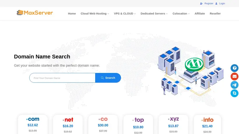 DIWP homepage screenshot