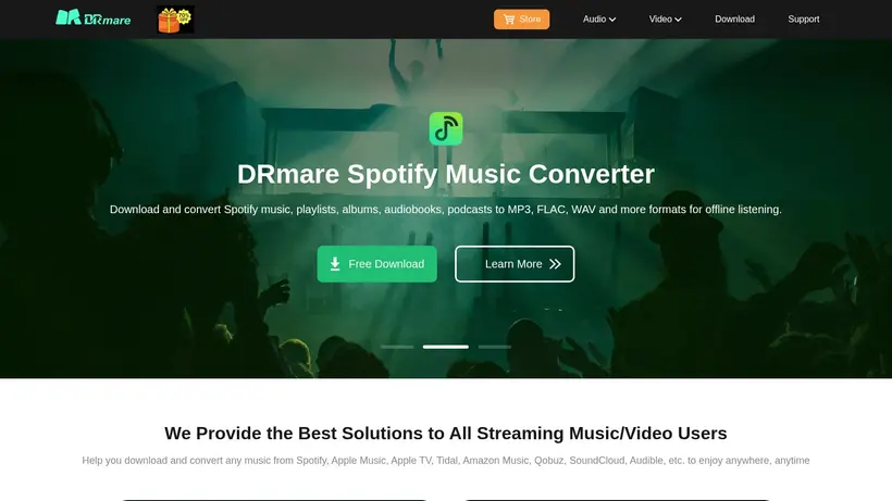 DRmare homepage screenshot