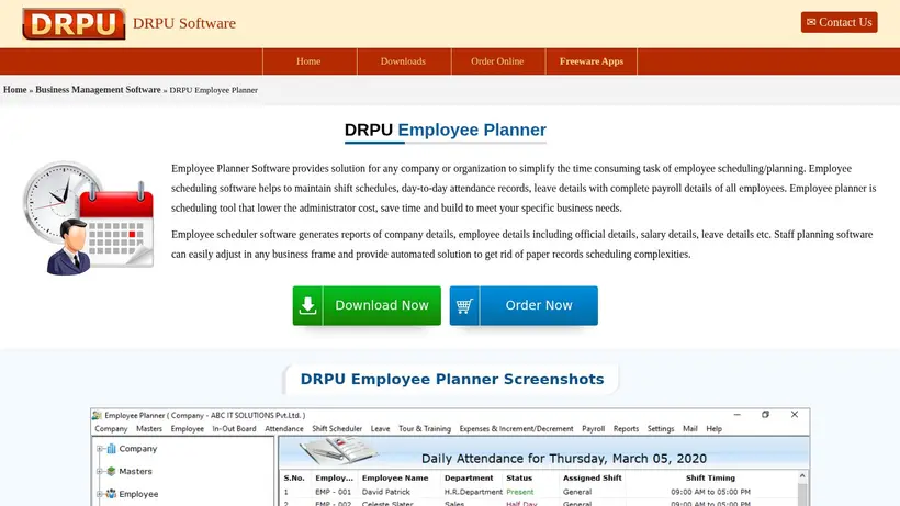 DRPU Software homepage screenshot