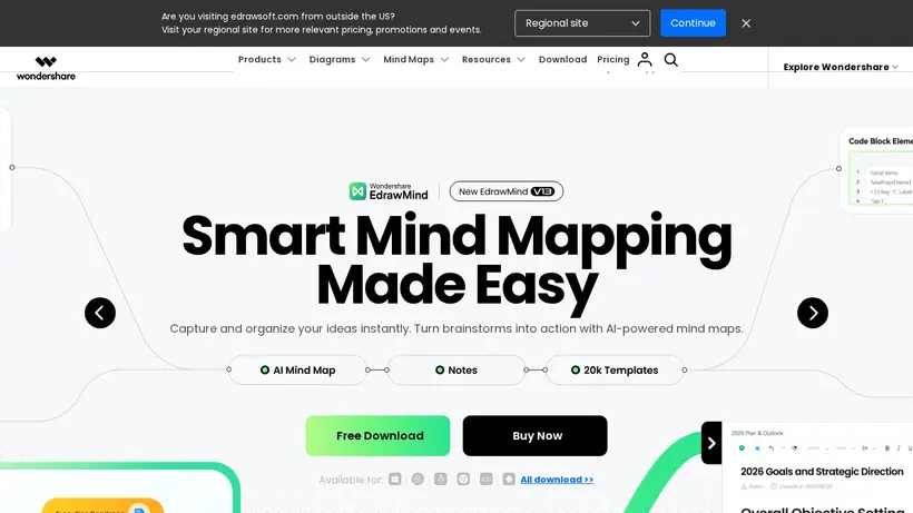 EdrawSoft homepage screenshot
