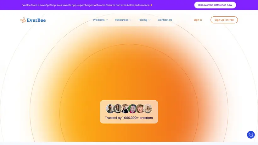 EverBee homepage screenshot