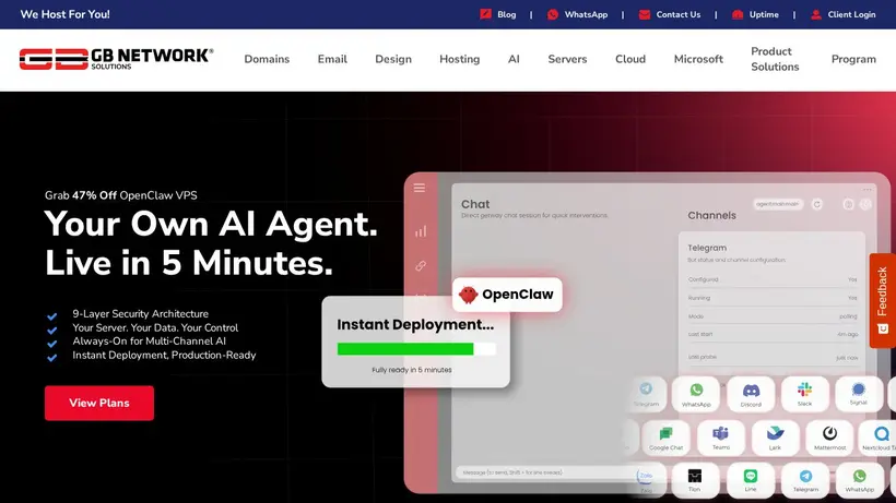 GBNetwork.my homepage screenshot