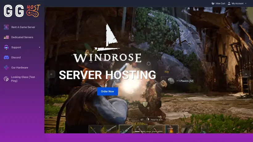 Gghost.games homepage screenshot