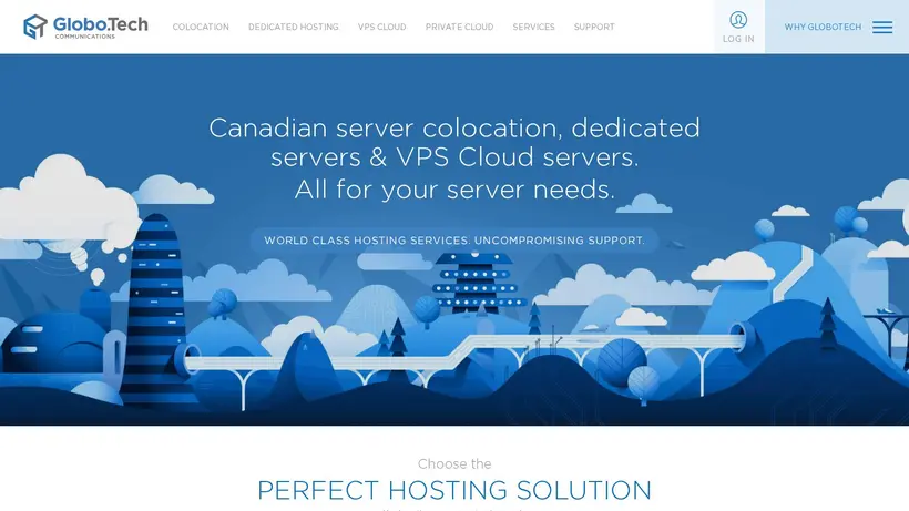 Globo.Tech homepage screenshot