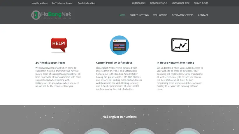 HabangNet homepage screenshot