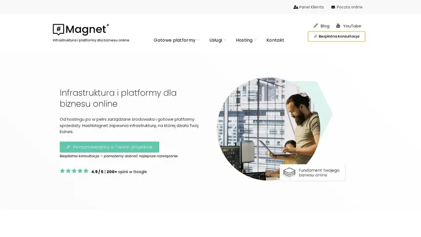 HashMagnet homepage screenshot