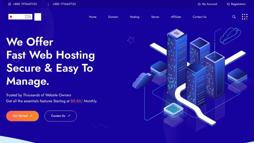 HostHolder homepage screenshot