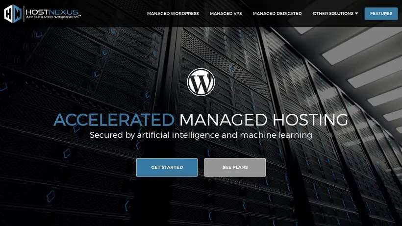 Host Nexus homepage screenshot