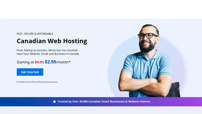 HostUpon.ca homepage screenshot
