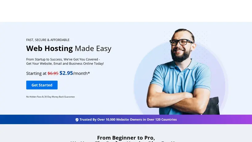 HostUpon homepage screenshot