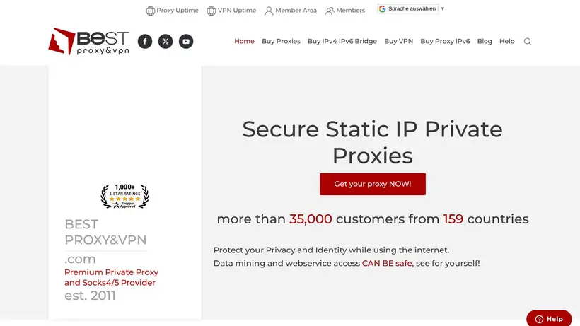 InvinciBull VPN homepage screenshot