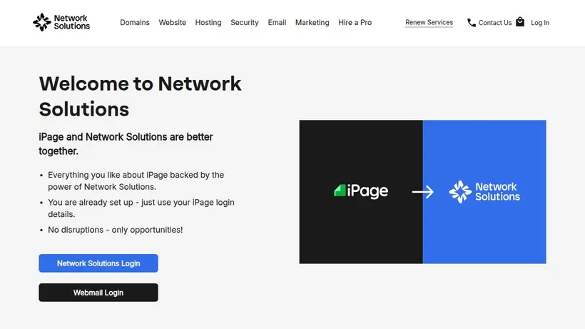 iPower homepage screenshot