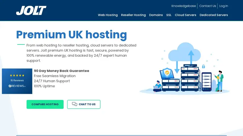 Jolt UK homepage screenshot