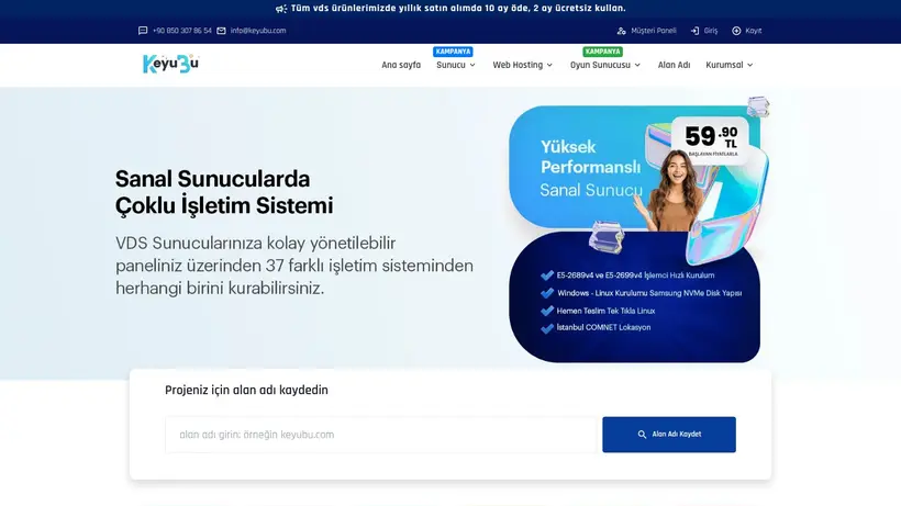 Keyubu homepage screenshot