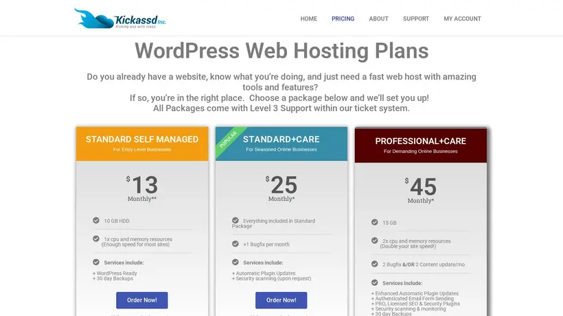 Kickassd homepage screenshot