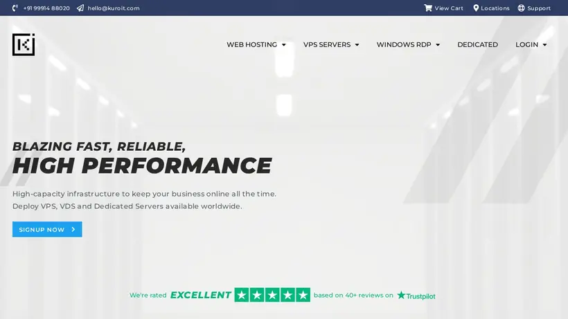 Kuroit homepage screenshot