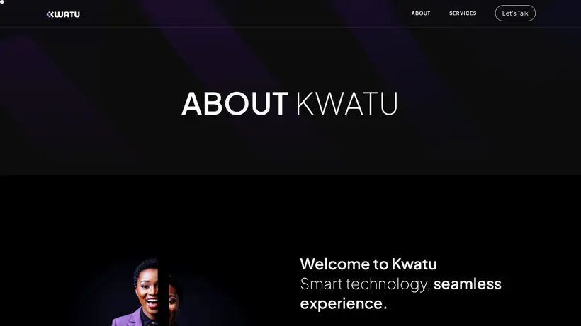 Kwatu Hosting homepage screenshot