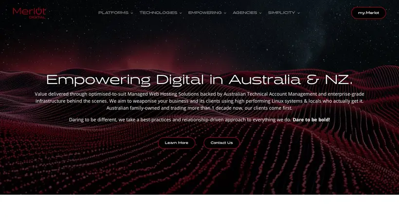 Leopard Host homepage screenshot