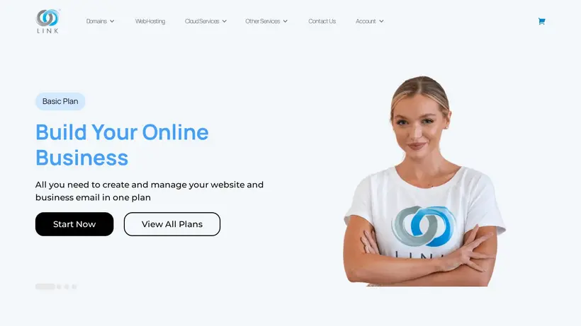 Linkdata homepage screenshot