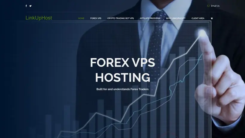 Link UP Host homepage screenshot