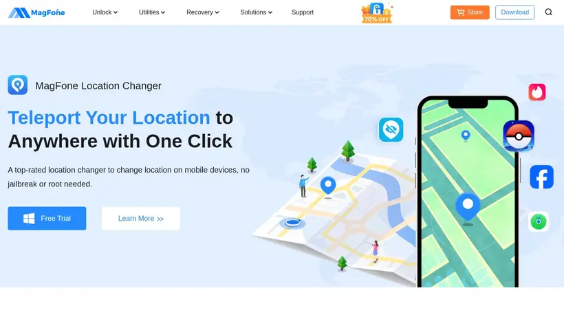 Mag Fone homepage screenshot
