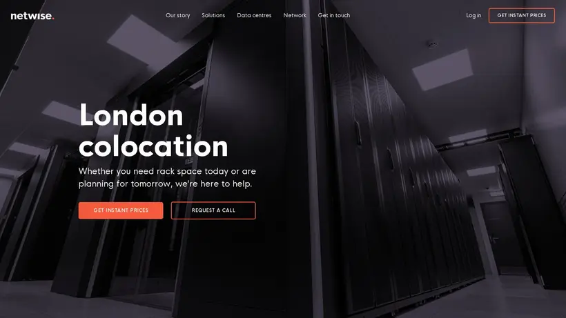 Netwise homepage screenshot