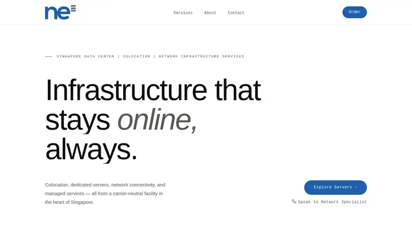 NewMedia Express homepage screenshot