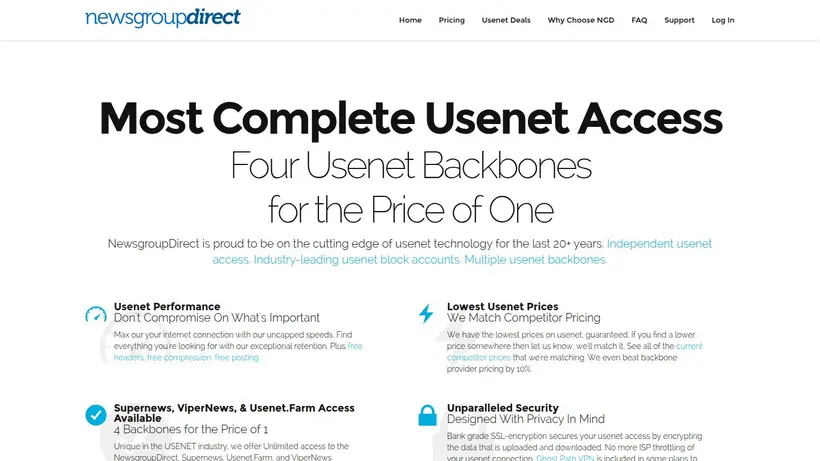 News Group Direct homepage screenshot