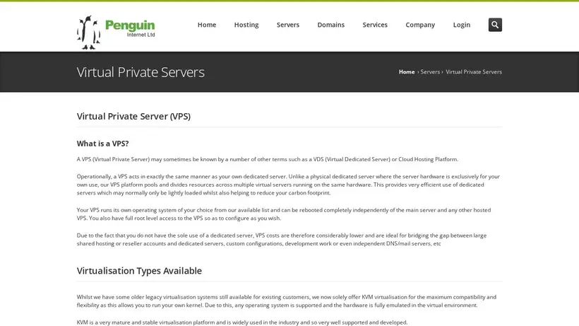 Penguin UK homepage screenshot